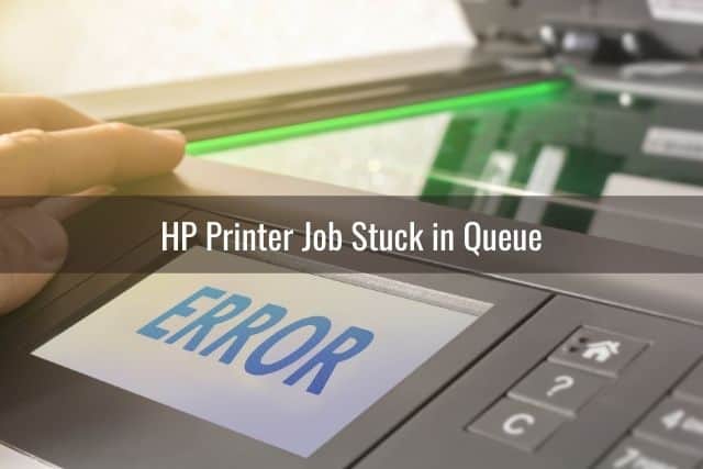 Printer error message