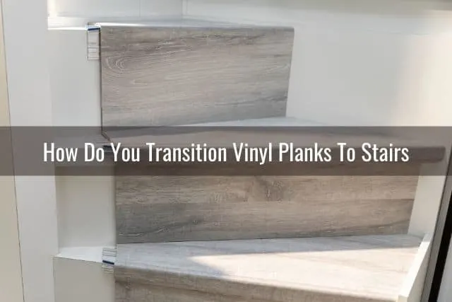 Vinyl planks on stairs