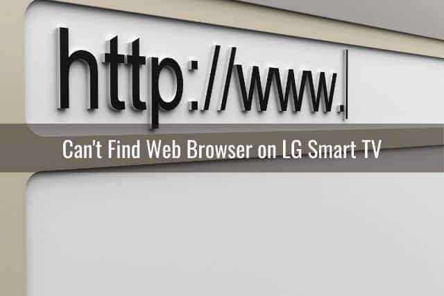Browser window with cursor in the URL address window