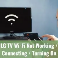 TV searching for WiFi signal