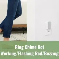 Female walking past a doorbell chime