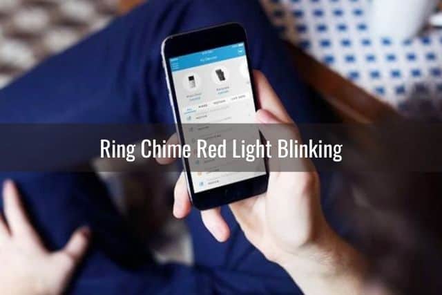 Ring Chime Not Working Flashing Red Humming Buzzing Ready To Diy - Diy Lighting Kits Ring Flashing Red