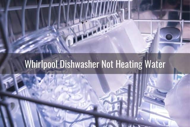 Inside of dishwasher top rack