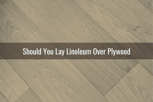 Linoleum hardwood style flooring