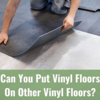 Vinyl sheet floor installation