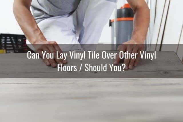 Vinyl tile floor installation