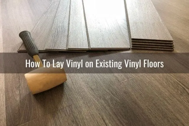 Vinyl floor planks and hammer