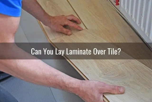 Installing laminate tile flooring