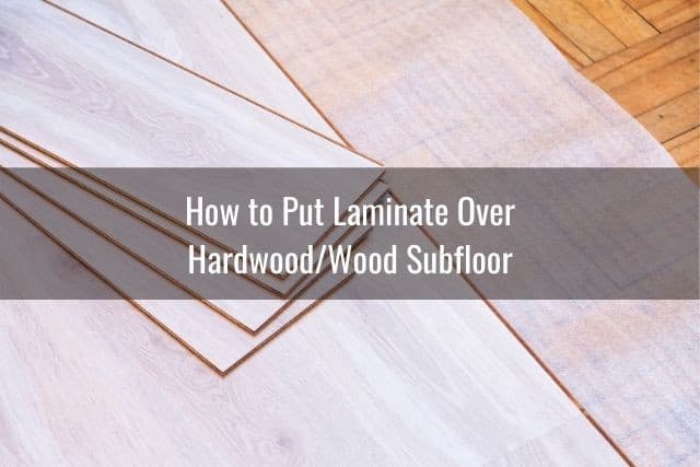 Laminate floor plank installation