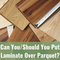 Laminate flooring planks