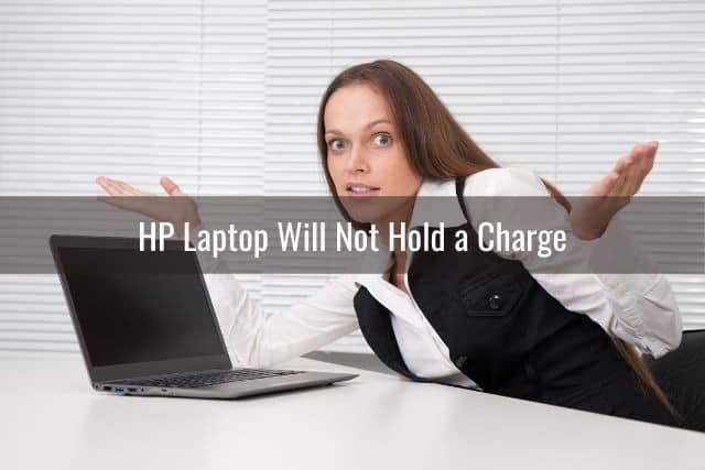 Confused female about why laptop is not working
