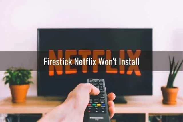 TV Netflix logo on screen