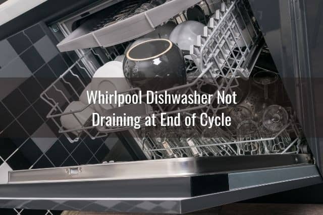 Bottom of dishwasher drain