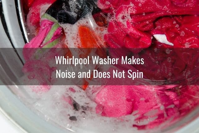 Washing machine in wash spin cycle