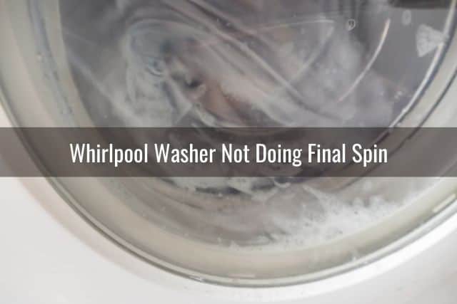 Water washing machine spin cycle