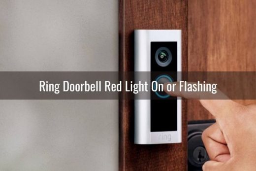 Ring Doorbell Light Flashing/Blinking - Ready To DIY