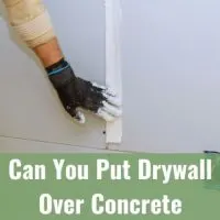 Putting adhesive tape over drywall