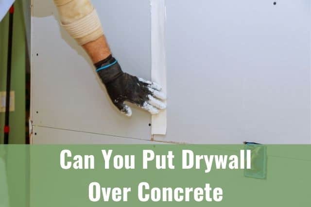 Putting adhesive tape over drywall