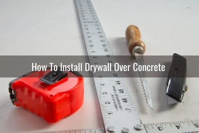 Drywall tools closeup