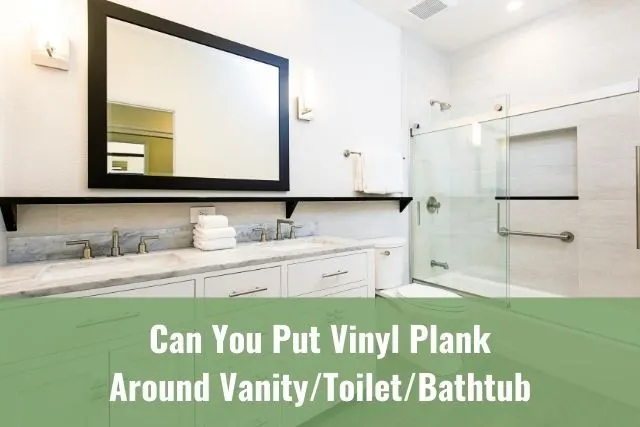 Around Vanity Toilet Bathtub