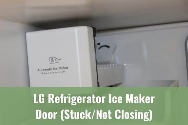 Refrigerator Ice Maker Close up