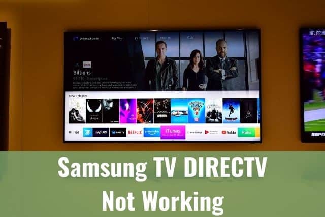 Smart TV with streaming options menu