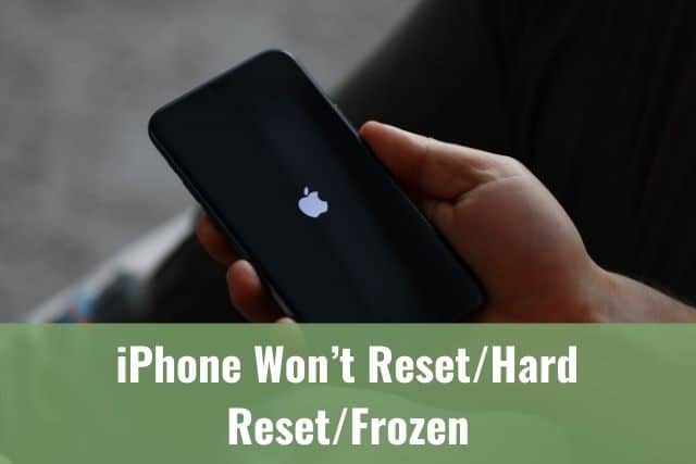 User reseting iPhone