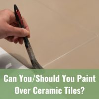 Painting ceramic floor
