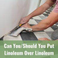 Installing Linoleum on the floor