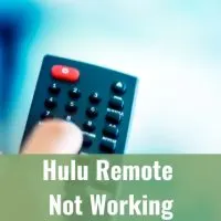 Holding a remote while pointing in the TV