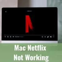 Mac showing the Netflix at the screen