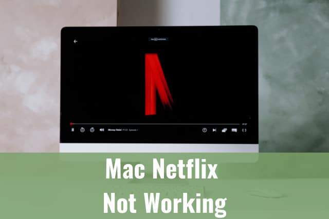 Mac showing the Netflix at the screen