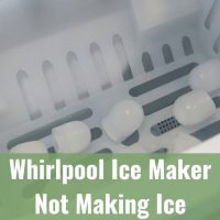 Ice in the ice maker