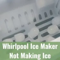Ice in the ice maker