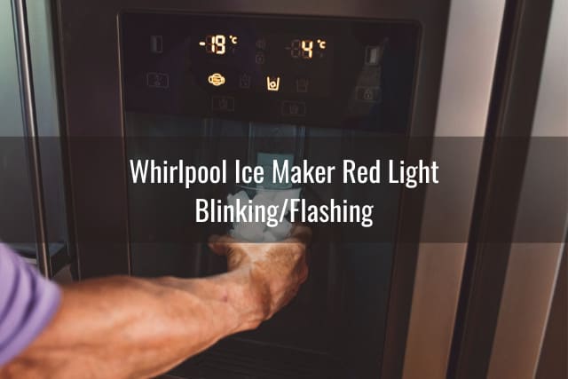 Man getting ice from the ice maker