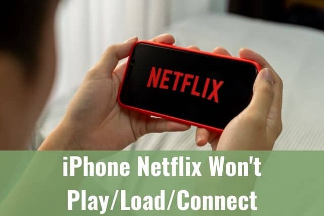 Netflix app loading on iPhone