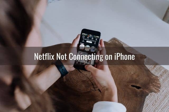 Netflix app loading on iPhone