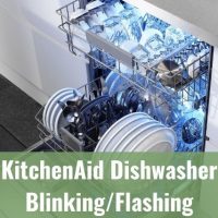 Dishwasher door open