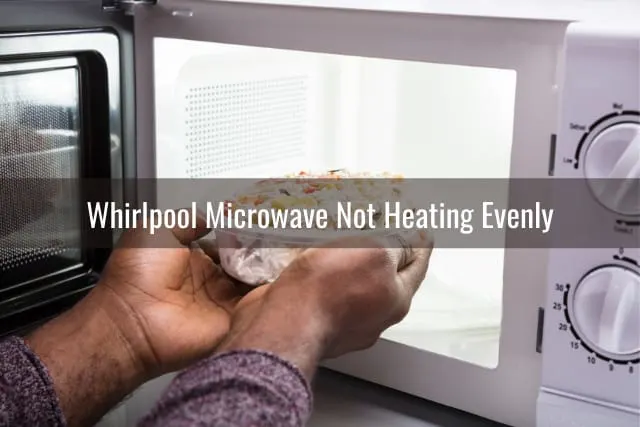 Putting food inside the microwave