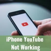 Holding iphone while watching youtube