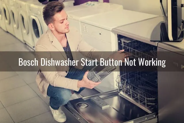 Man opening the dishwasher
