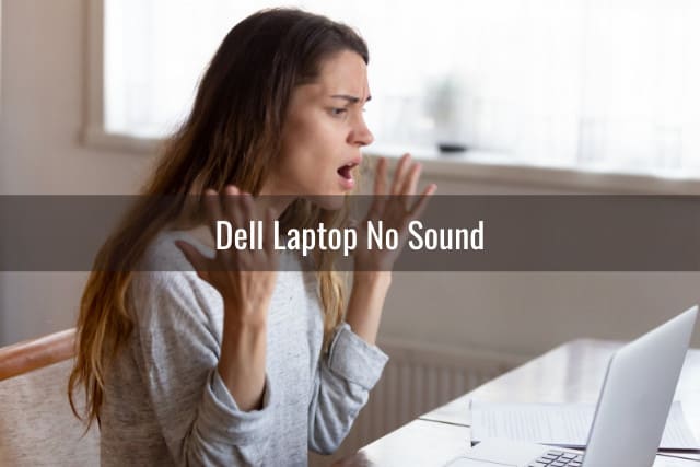 Frustrated woman looking at the laptop