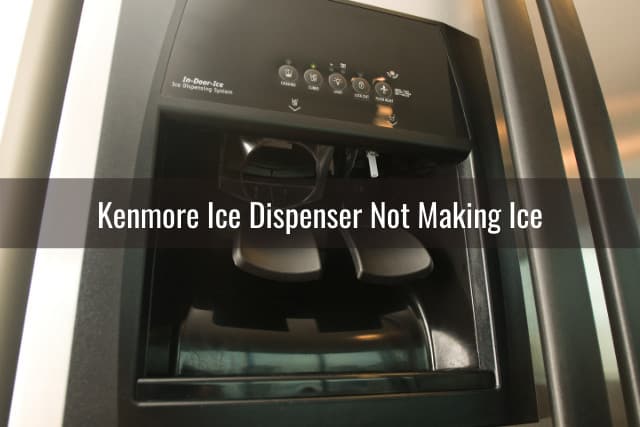 Black icemaker dispenser