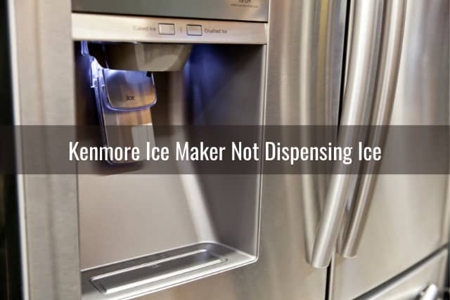 Silver icemaker dispenser
