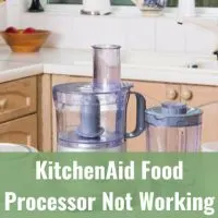Food processor in the table