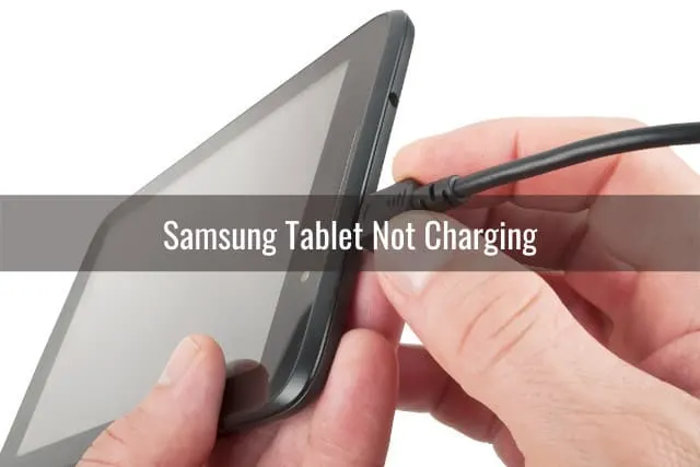 Charging a tablet