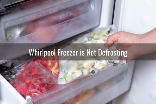 Frozen foods in the refrigerator