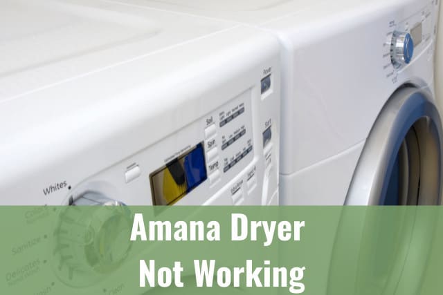 White Amana Dryer