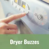 Pressing the on button of dryer