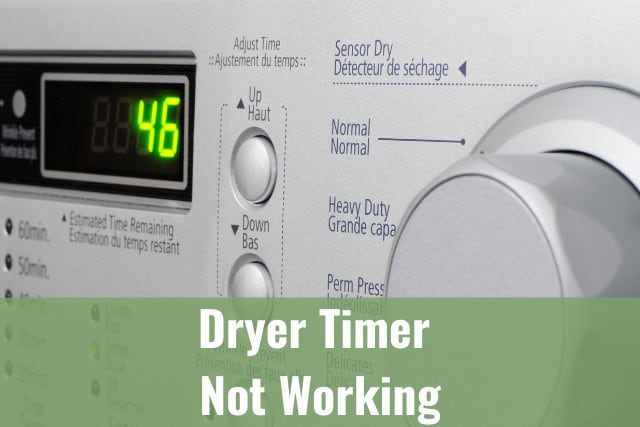 Dryer timer counting